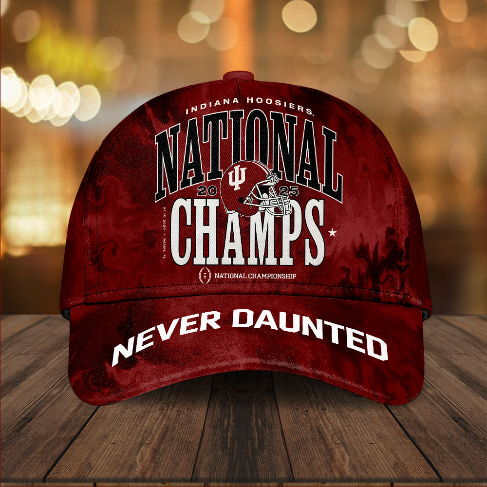 Indiana Hoosiers Football 2025 National Champions Classic Cap – TANTN21252