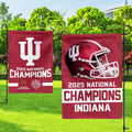 Indiana Hoosiers Football 2025 National Champions Double-side Garden Flag – HOATT15937
