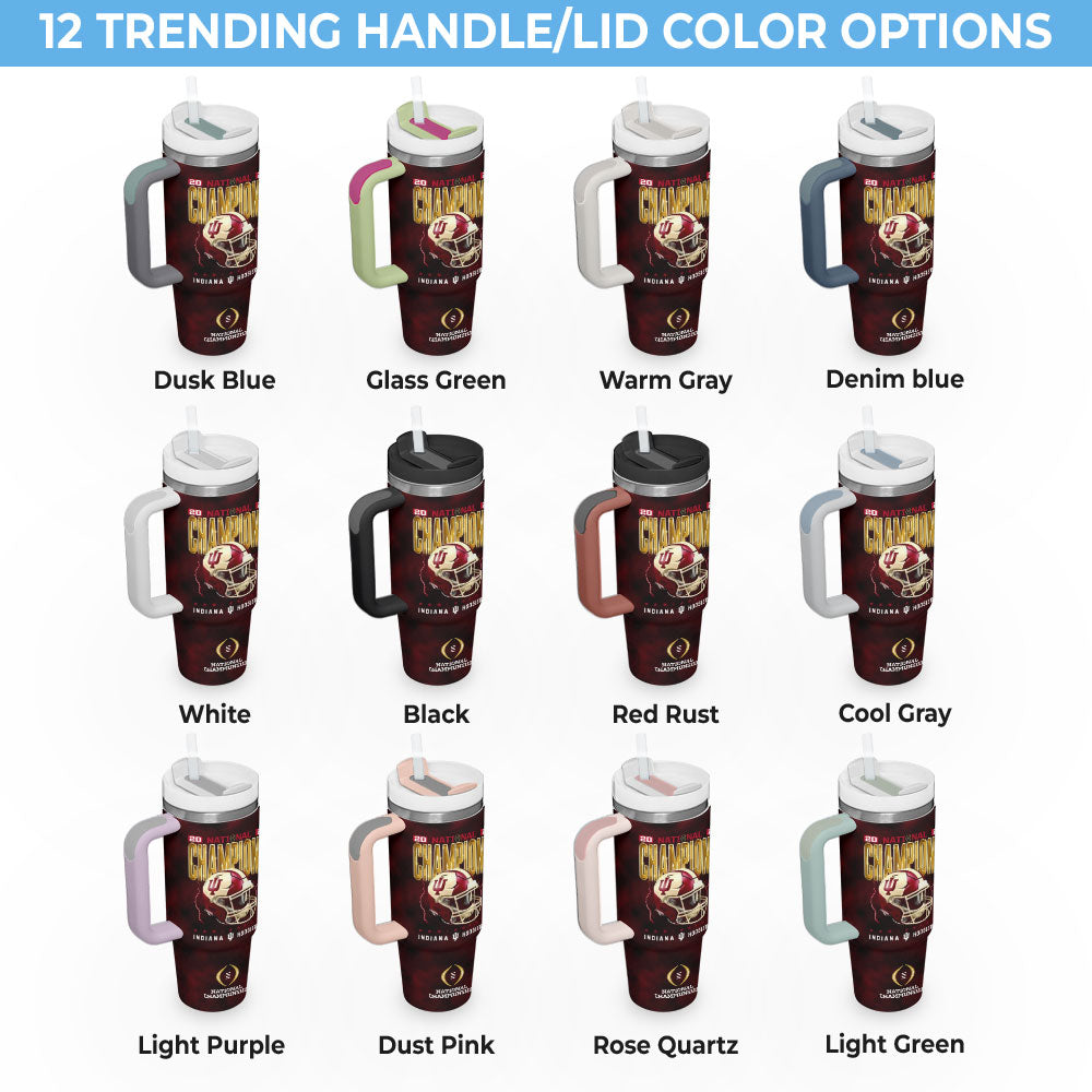 Indiana Hoosiers Football 2025 National Champions 40oz Tumbler – MAITM14633