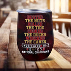 Indiana Hoosiers Football 2025 National Champions Wine Tumbler – MAITM14634
