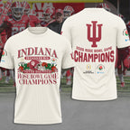 Indiana Hoosiers Football 2026 Rose Bowl Champions 3D Apparel – MAITM14290