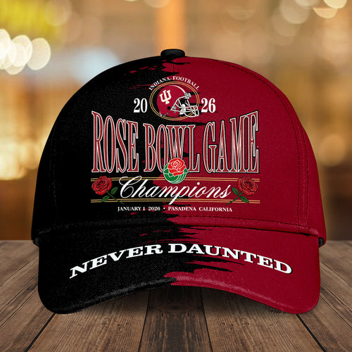 Indiana Hoosiers Football 2026 Rose Bowl Champions Classic Cap – HOATT15542