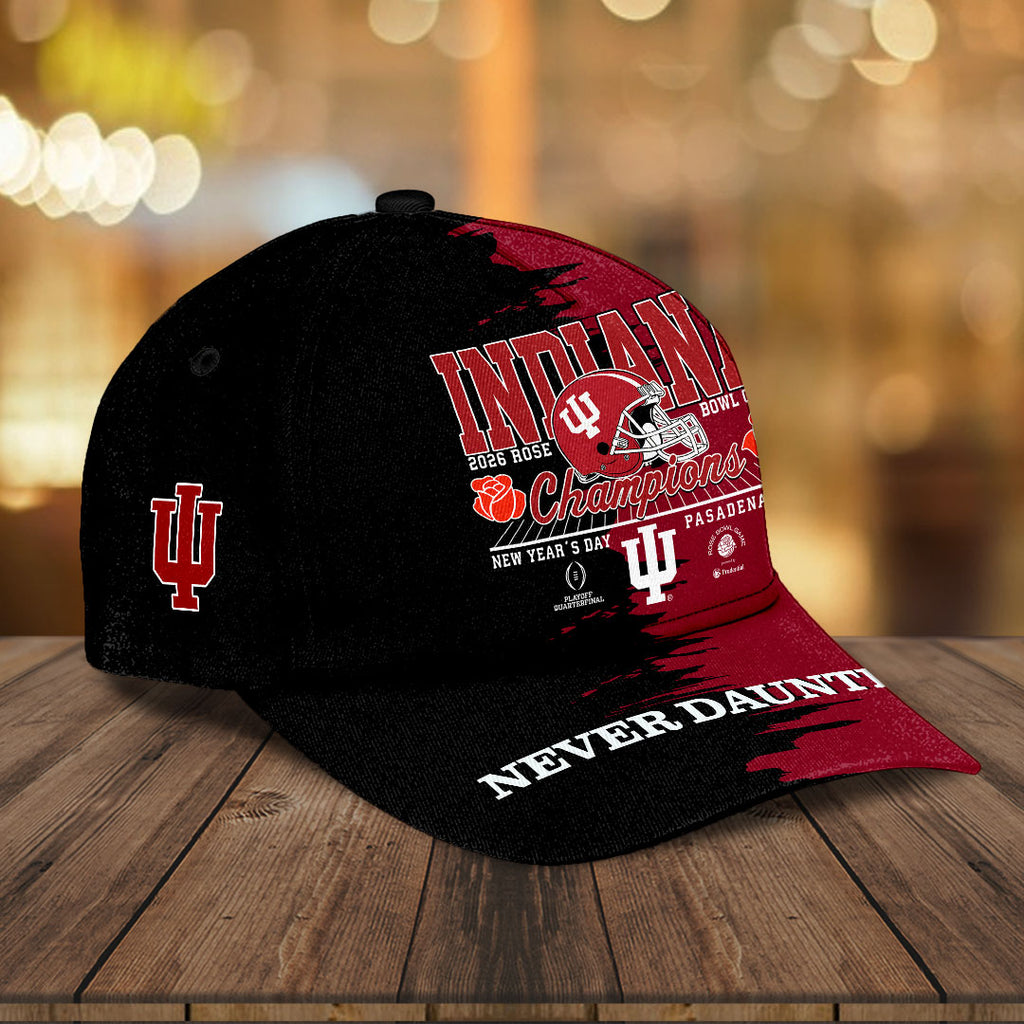 Indiana Hoosiers Football 2026 Rose Bowl Champions Classic Cap – HOATT15543
