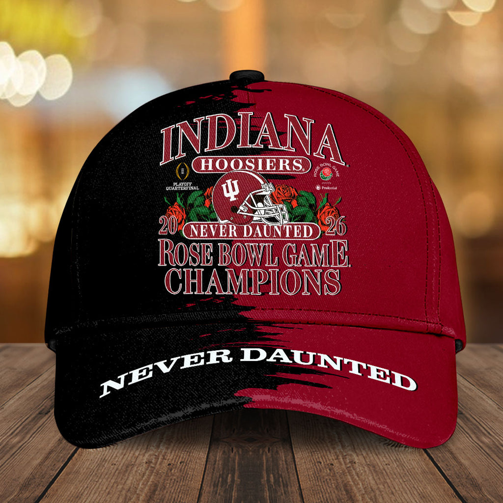 Indiana Hoosiers Football 2026 Rose Bowl Champions Classic Cap – HOATT15562