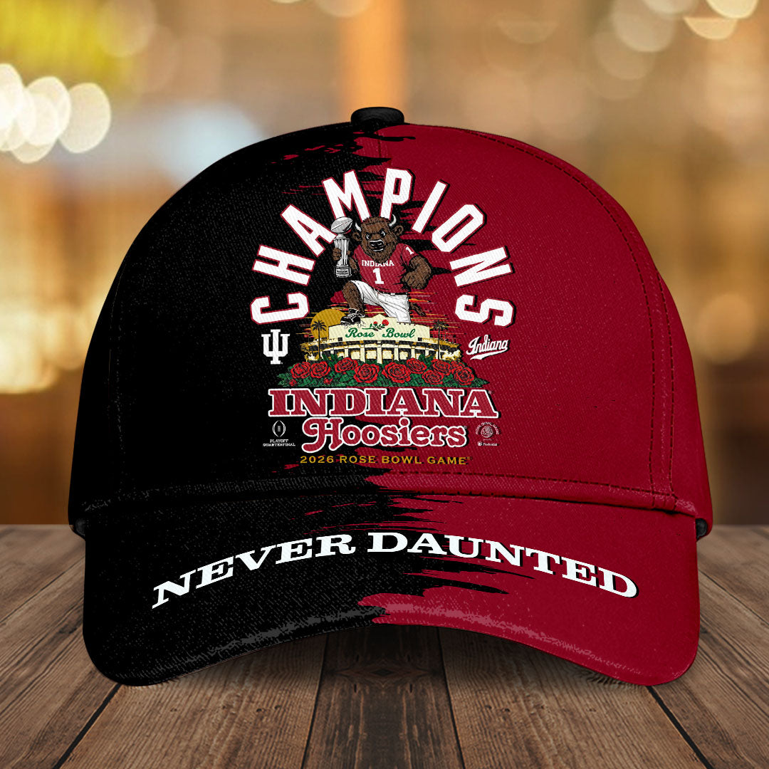 Indiana Hoosiers Football 2026 Rose Bowl Champions Classic Cap – HOATT15564