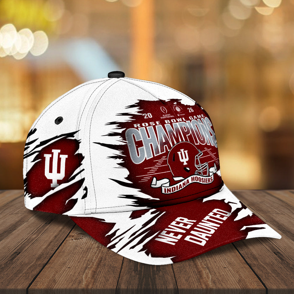 Indiana Hoosiers Football 2026 Rose Bowl Champions Classic Cap – MAITM14298