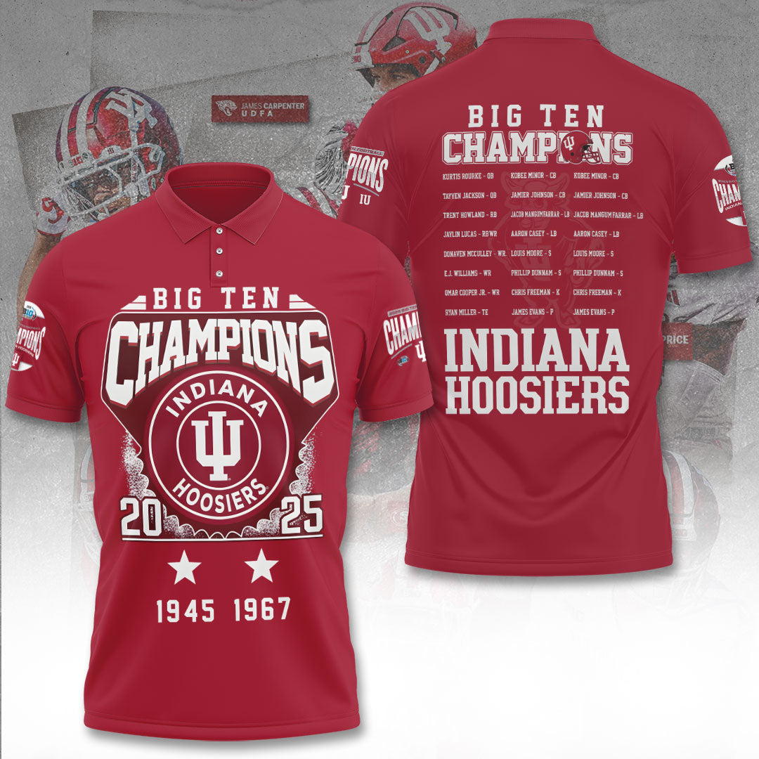 Indiana Hoosiers Football 3D Apparel – TANTN19258