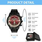 Indiana Hoosiers Football Rose Bowl Champions Black Stainless Steel Watch – MAITM14352