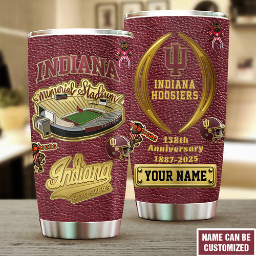 Personalized Indiana Hoosiers Football Tumbler Cup – TMTHU2857