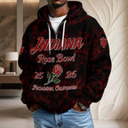 Indiana Hoosiers Football 3D Unisex Waffle Hoodie – TMTHU3068