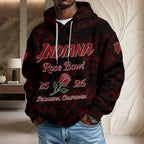 Indiana Hoosiers Football 3D Unisex Waffle Hoodie – TMTHU3068