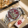 Indiana Hoosiers Football 2025 Big Ten Champions Alloy Luxury Quartz Watch – MAITM14030
