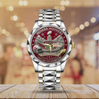 Indiana Hoosiers Football 2025 Big Ten Champions Alloy Luxury Quartz Watch – MAITM14030