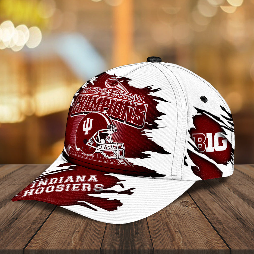 Indiana Hoosiers Football 2025 Big Ten Champions Classic Cap – MAITM13997