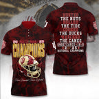 Indiana Hoosiers Football 2025 National Champions 3D Apparel – TANTN20582