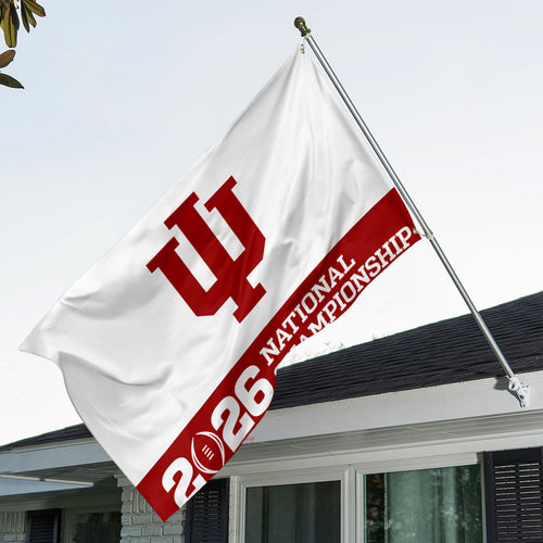 Indiana Hoosiers Football 2025 National Champions 3D Double-side House Flag – TANTN20692