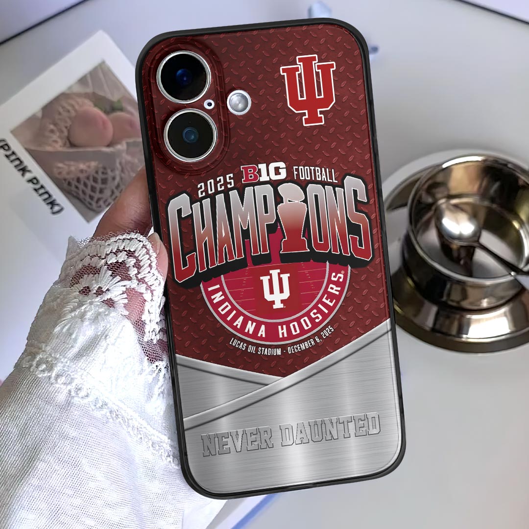 Indiana Hoosiers Football 2025 Big Ten Champions Phone Case – HOATT15158