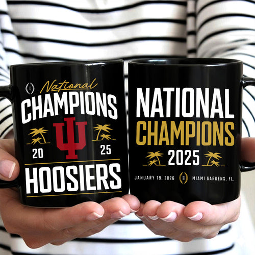 Indiana Hoosiers Football 2025 National Champions Ceramic Mug – TANTN20709