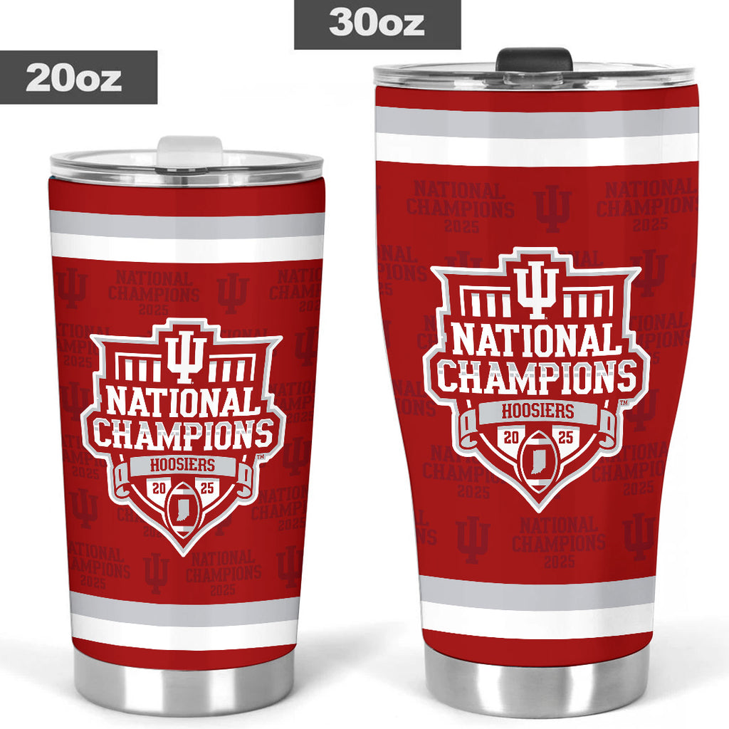 Indiana Hoosiers Football 2025 National Champions Tumbler Cup – TANTN20465