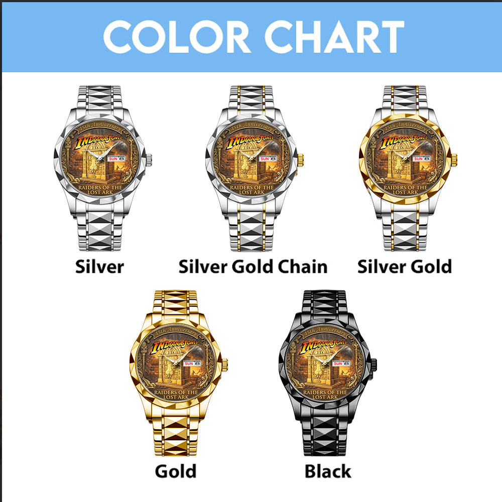Indiana Jones Raiders of the Lost Ark 45th Anniversary Alloy Luxury Quartz Watch – TANTN20393