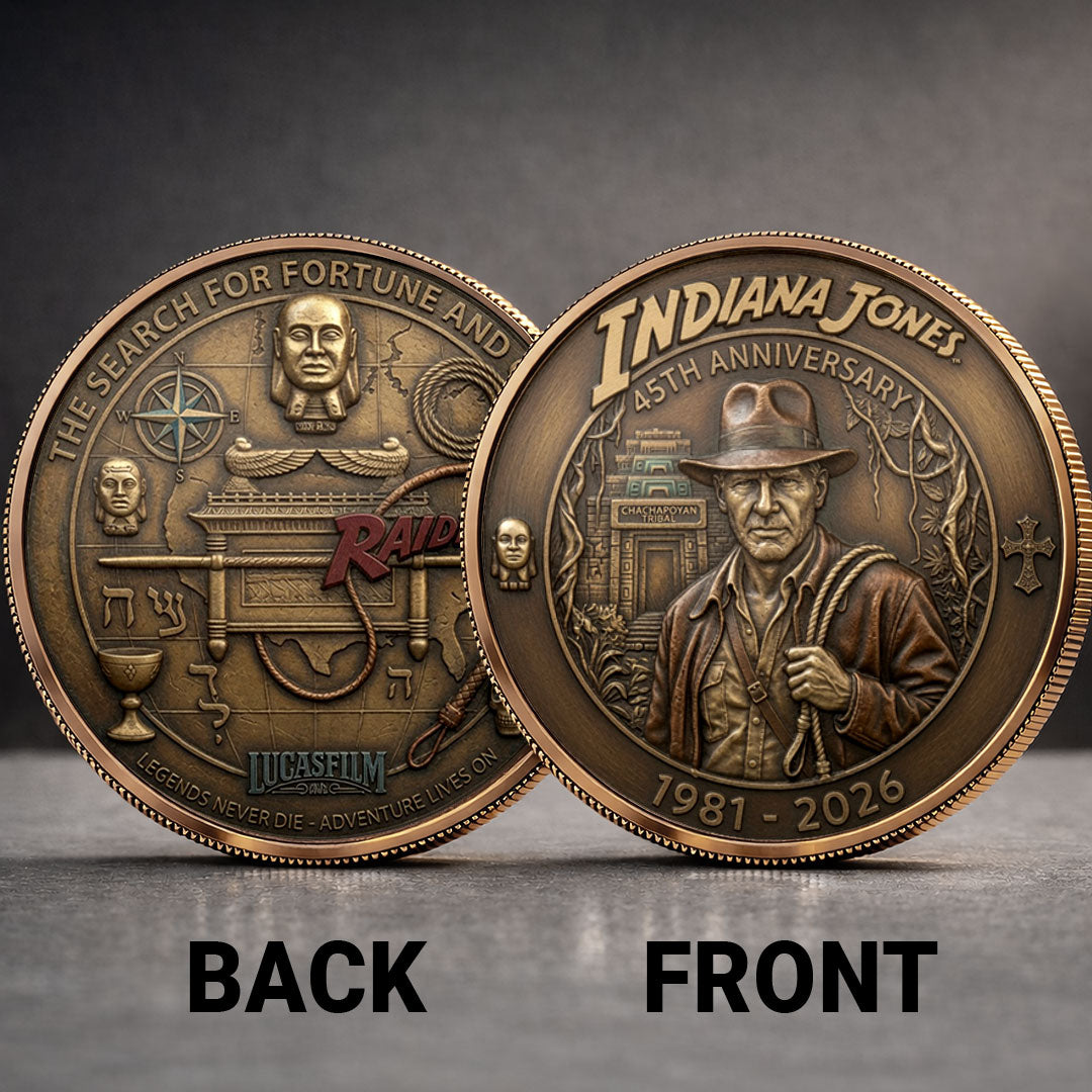 Indiana Jones 45th Anniversary Commemorative Coin – TANTN24764