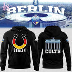 Indianapolis Colts 2025 NFL Berlin game Black hoodie