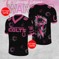 Personalized Indianapolis Colts x Breast Cancer Awareness 3D Football Jersey – MAITM12848