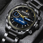 Indianapolis Colts x Rolex Black Stainless Steel Watch – MAITM13209