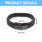 Indianapolis Colts Crucial Catch 2025 Braided Leather Bracelet – TANTN15924