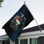 Inter Milan Campioni D'Italia 25/26 3D Double-side House Flag – TANTN22644