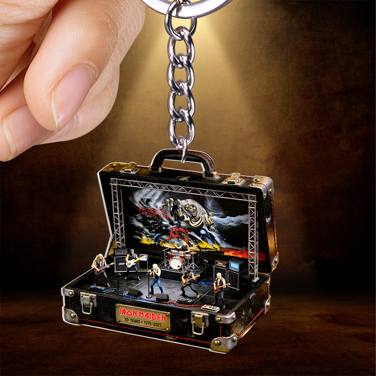 Iron Maiden Custom Shape 2-sided Keychain – HOATT15682