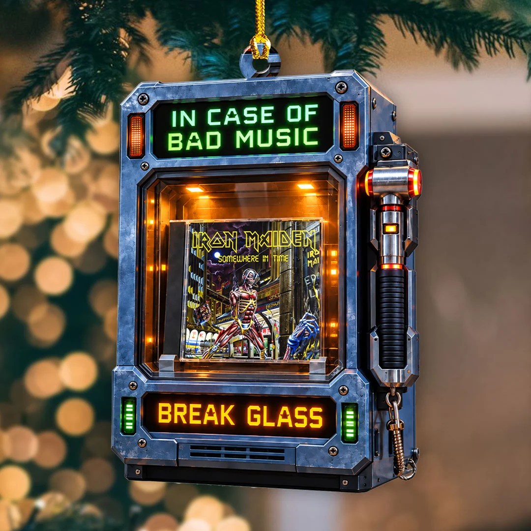 Iron Maiden Custom Shape 2-side Printed Acrylic Ornament – HOATT21490