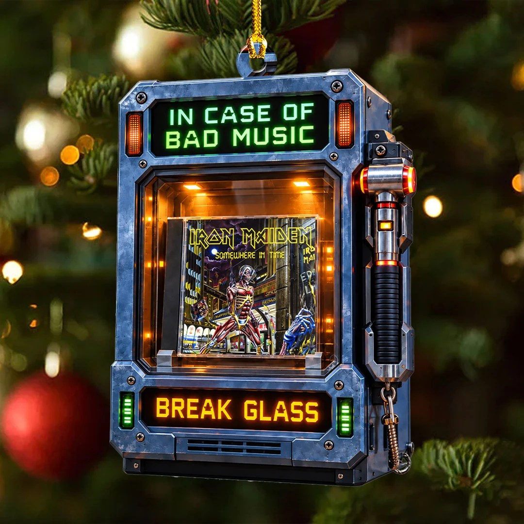 Iron Maiden Custom Shape 2-side Printed Acrylic Ornament – HOATT21490