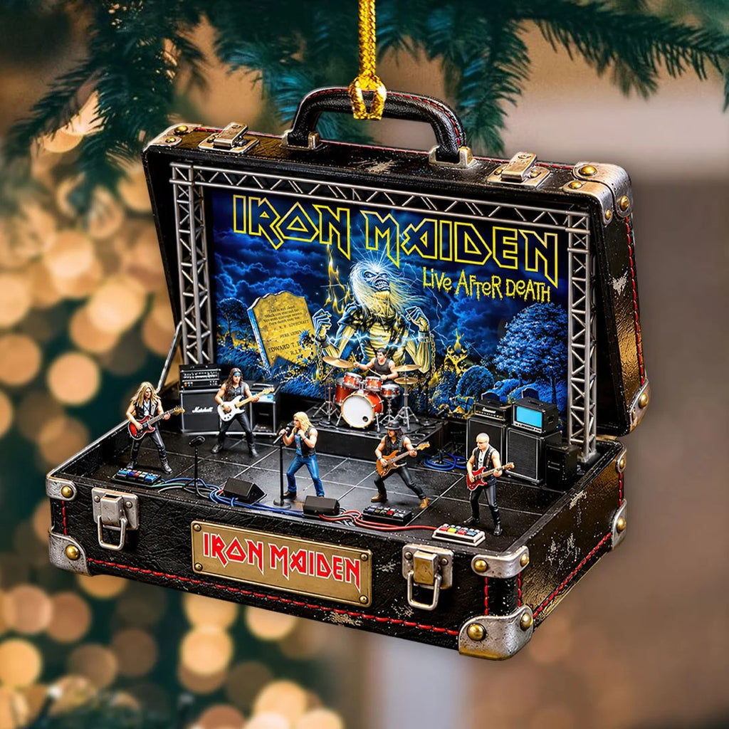 Iron Maiden Custom Shape 2-side Printed Acrylic Ornament – HOATT21493