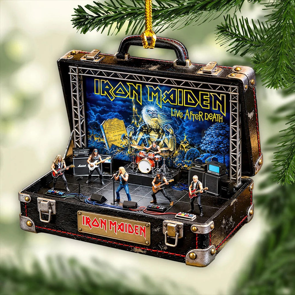Iron Maiden Custom Shape 2-side Printed Acrylic Ornament – HOATT21493