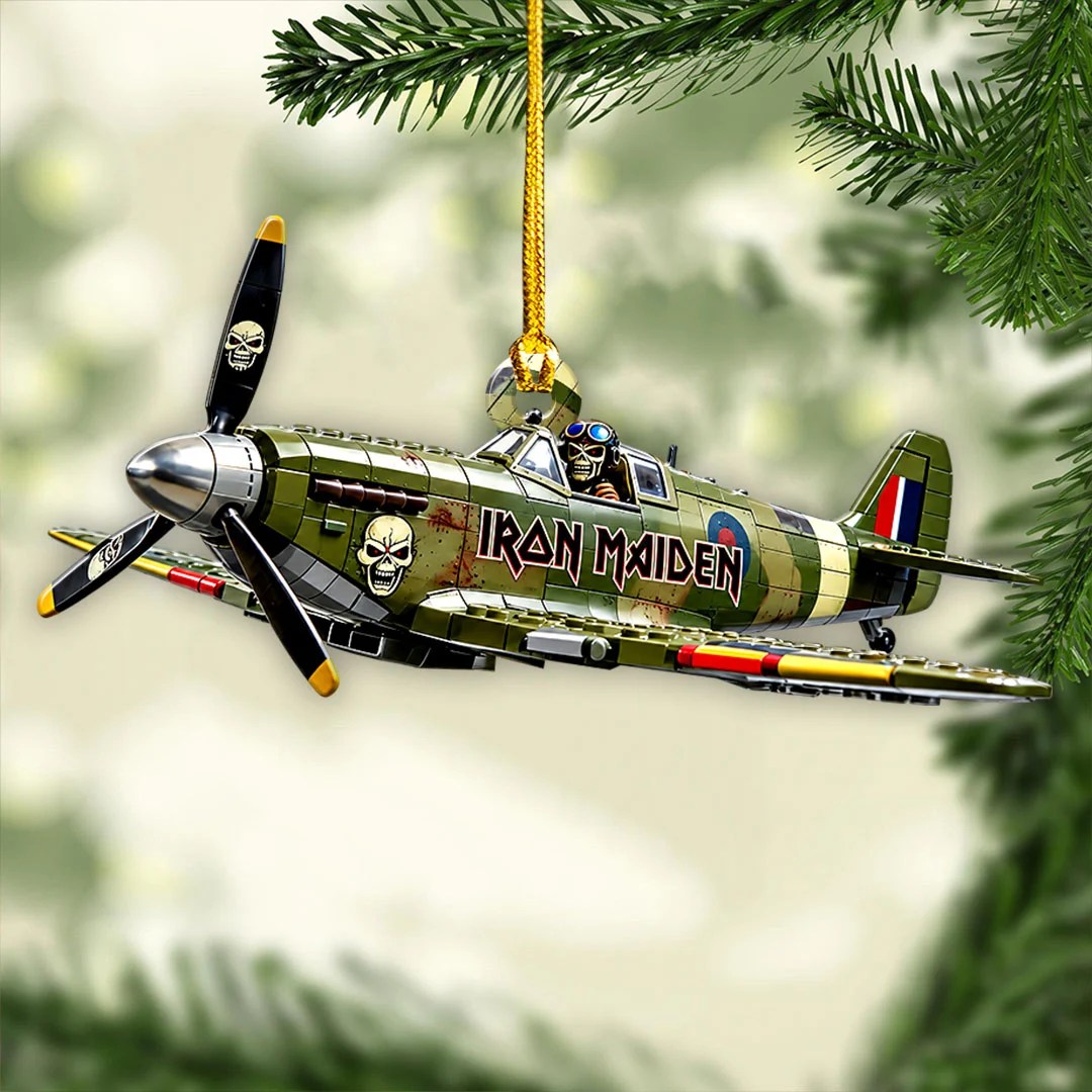 Iron Maiden Custom Shape 2-side Printed Acrylic Ornament – HOATT21502