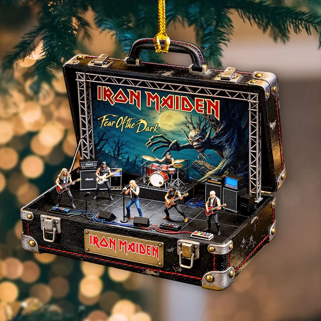 Iron Maiden Custom Shape 2-side Printed Acrylic Ornament – HOATT21563