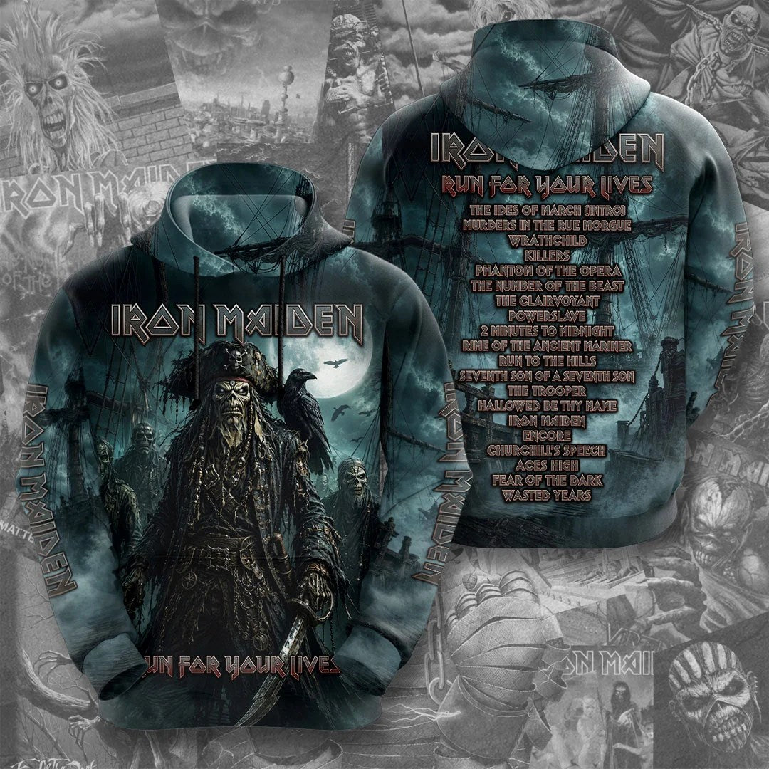 Iron Maiden 2026 World Tour 3D Apparel – TMTHU9725