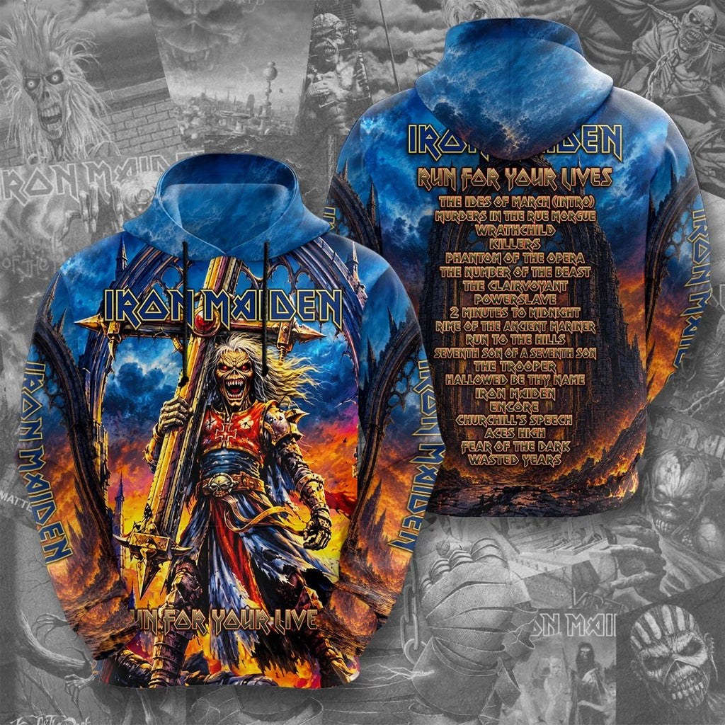 Iron Maiden 2026 World Tour 3D Apparel – TMTHU9784