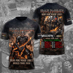 Iron Maiden 2026 World Tour 3D Apparel – TMTHU7351