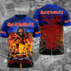Iron Maiden 2026 World Tour 3D Apparel – TMTHU9692