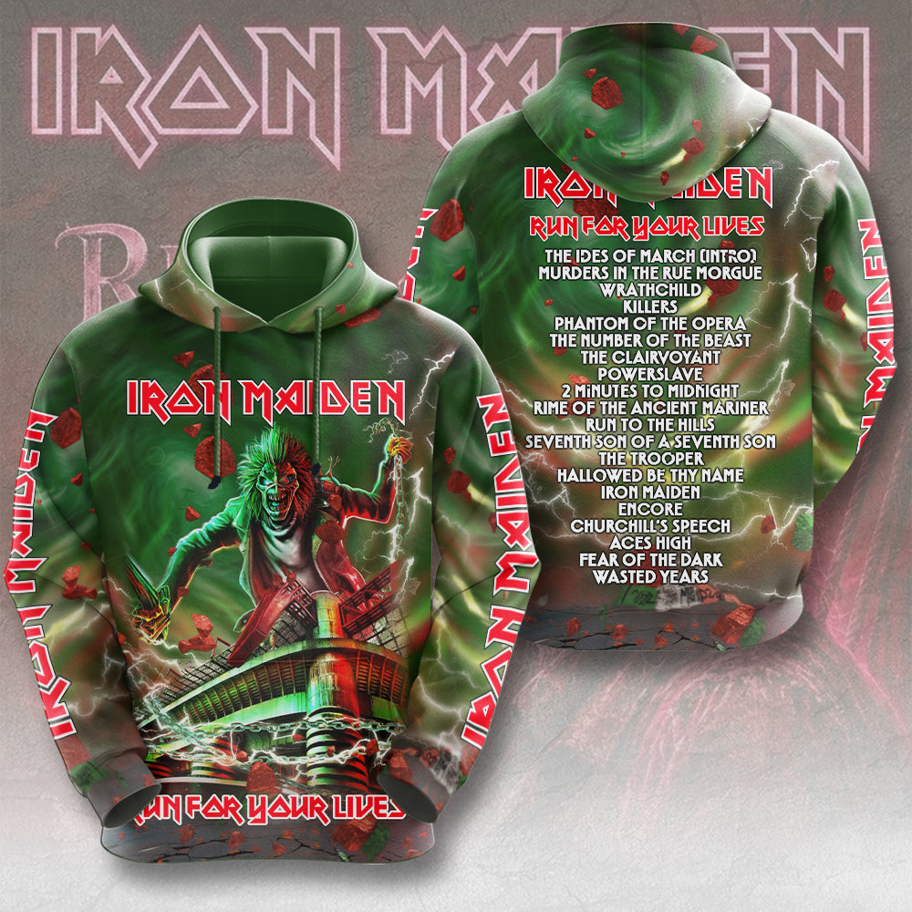 Iron Maiden 2026 World Tour 3D Apparel – TMTHU6910