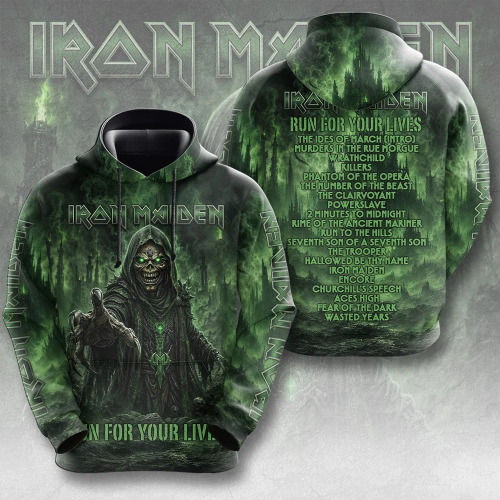 Iron Maiden 2026 World Tour 3D Apparel – TMTHU9453