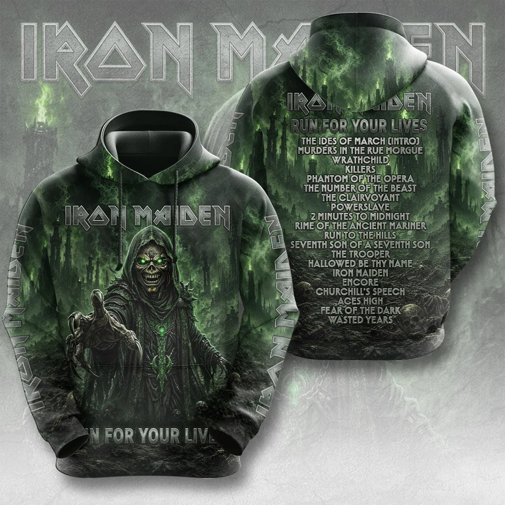 Iron Maiden 2026 World Tour 3D Apparel – TMTHU9551