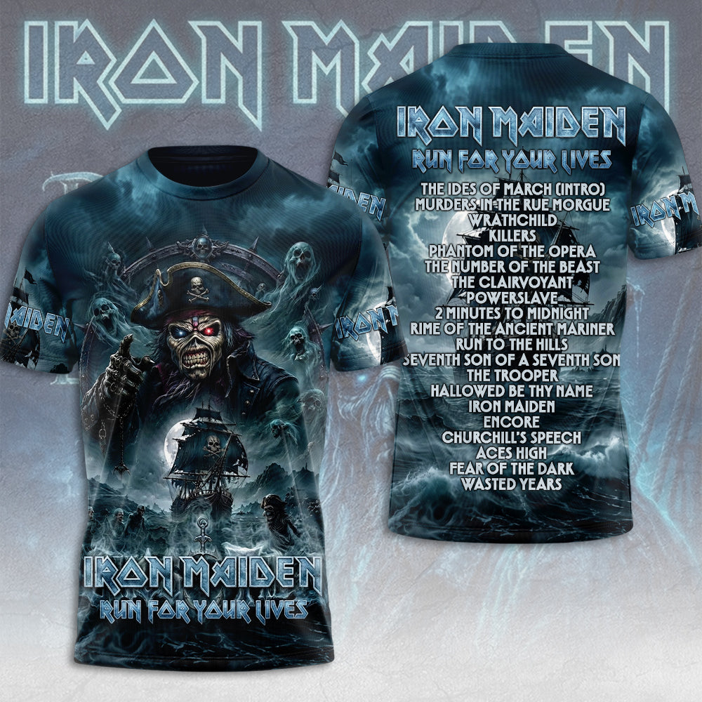 Iron Maiden 2026 World Tour 3D Apparel – TMTHU7820