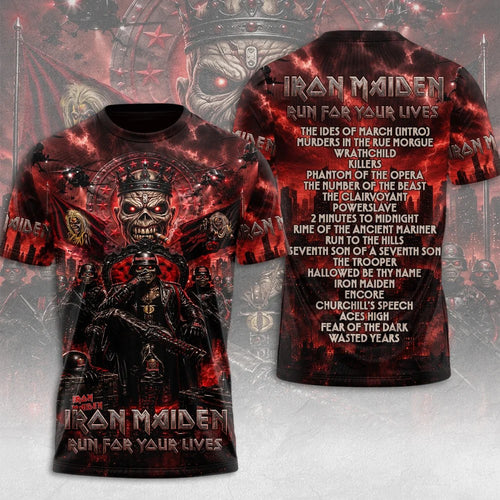 Iron Maiden 2026 World Tour 3D Apparel – TMTHU8821