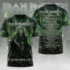 Iron Maiden 2026 World Tour 3D Apparel – TMTHU9551