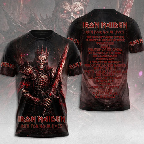 Iron Maiden 2026 World Tour 3D Apparel – TMTHU9619