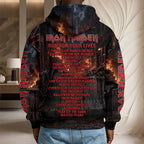 Iron Maiden 2026 World Tour 3D Unisex Waffle Hoodie – TMTHU9219