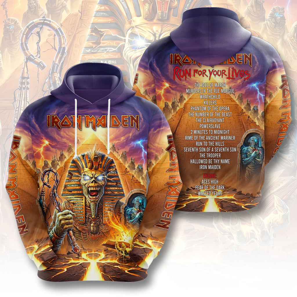 Iron Maiden 2026 World Tour 3D Apparel – HOATT17656